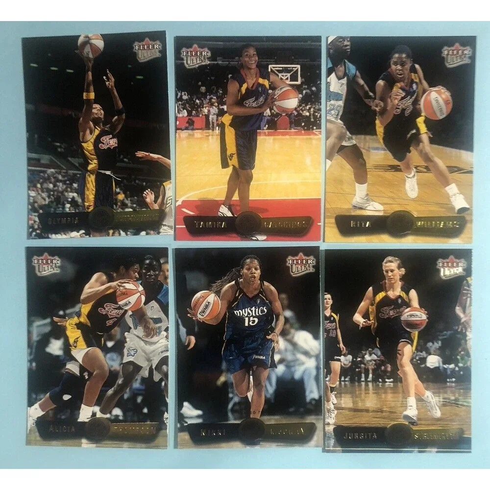 2002 Fleer Ultra Indiana Fever Basketball WNBA  6 cards Tamika Catchings++